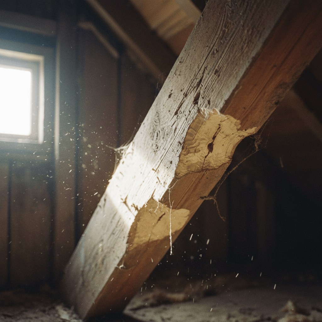 Schäden am Dachboden durch Nagetiere